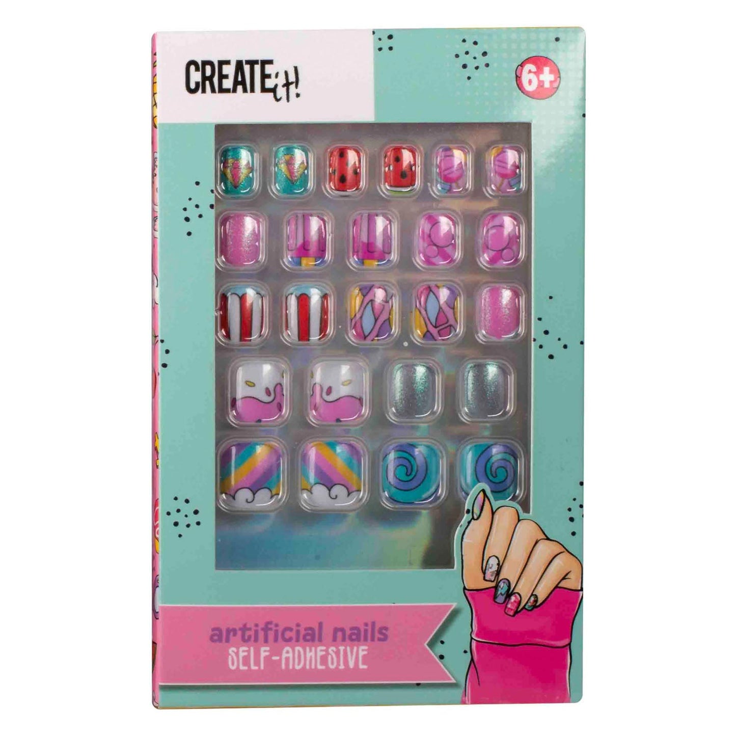 Create it! candy explosion kunstnagels zelfklevend