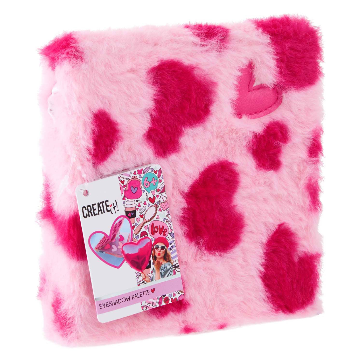 Create it! - oogschaduw boekje - fluffy hartjes