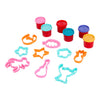 Canenco stitch kleiset met vormen - 6 kleipotjes