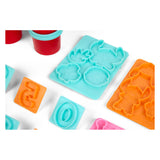 Canenco stitch kleiset met cijfers - 6 kleipotjes - afbeelding 2