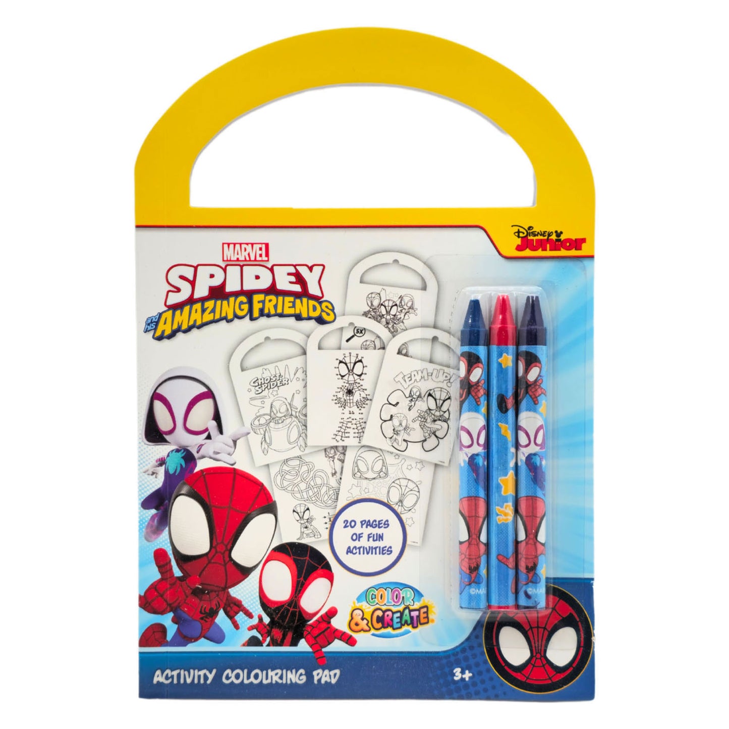 Canenco spidey activiteitenboek - incl. 3 kleurpotloden