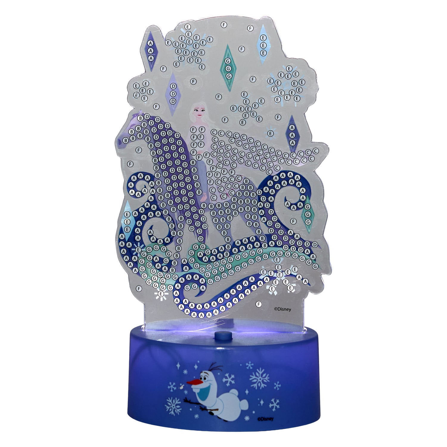 Canenco frozen diamond painting nachtlamp
