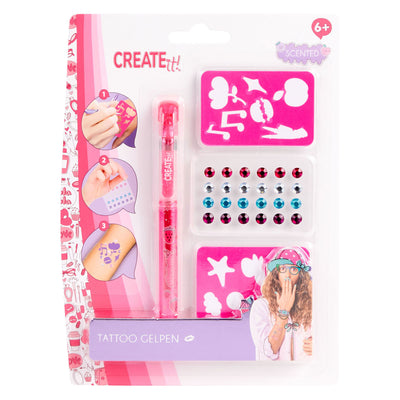 Create it! tattoo geurpen met diamanten en sjablonen