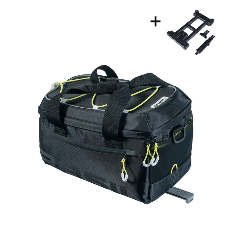 Basil trunkbag miles mik 2.0 zwart 7l