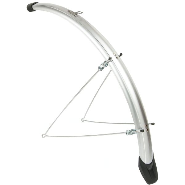 Spatbordset Eurofender Elegance 28 x 46 mm - zilver