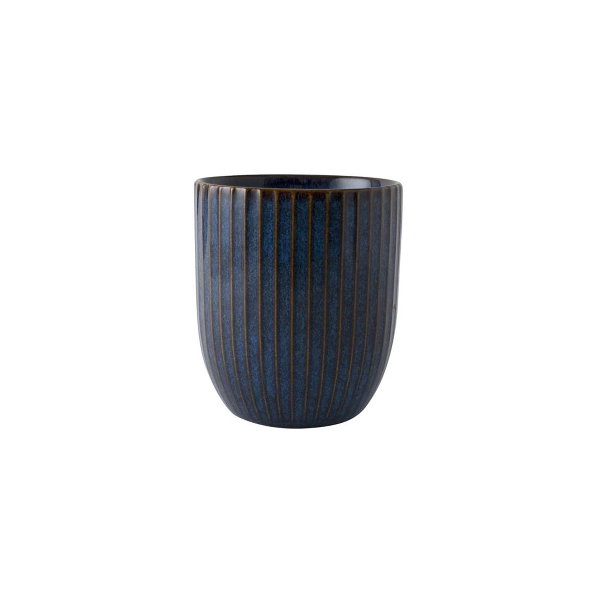 Dutch rose sapphire beker zonder oor 26cl blauw doos a 4 stuks