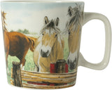 Wiebe van der zee wiebe's farm minimok paard 230ml doos a 6 stuks porselein - afbeelding 1