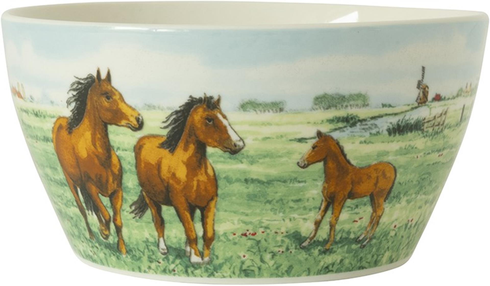Wiebe van der zee wiebe's farm kom paard ø13cm 6st