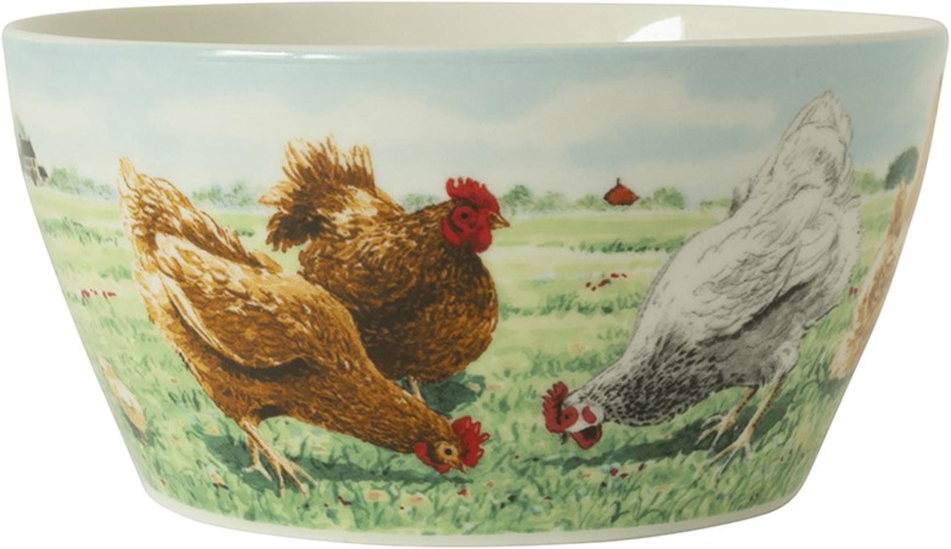Wiebe van der zee wiebe's farm kom kip ø13cm 6st