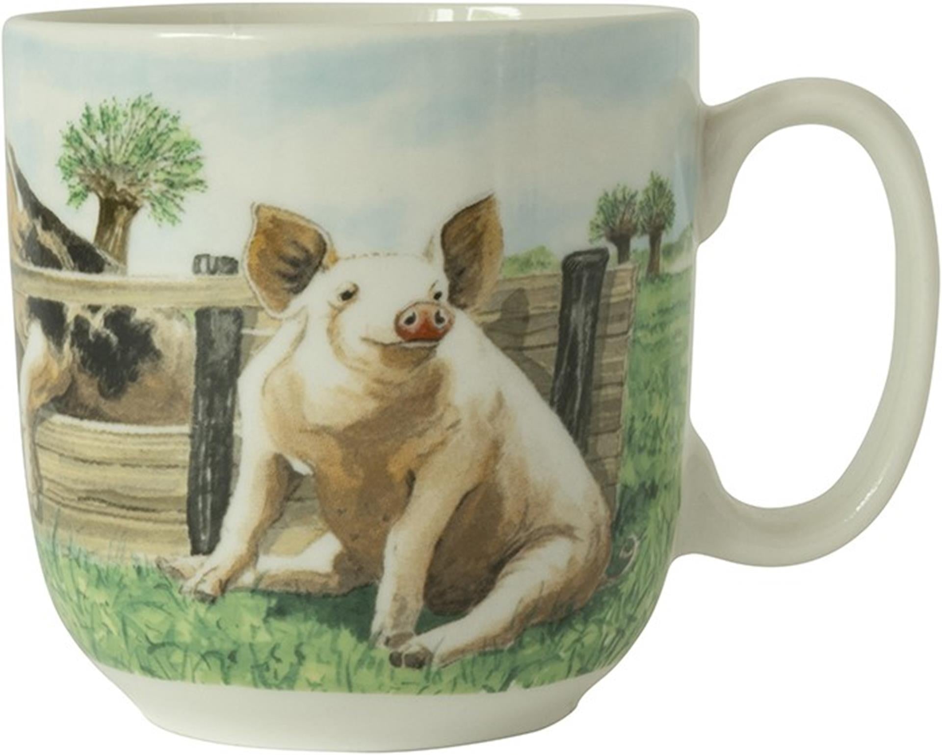 Wiebe van der zee wiebe's farm beker xl varken 41cl 6st