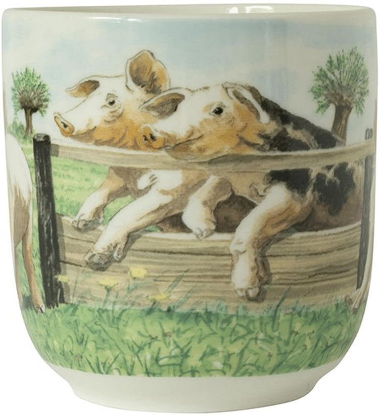 Wiebe van der zee wiebe's farm beker xl varken 41cl 6st