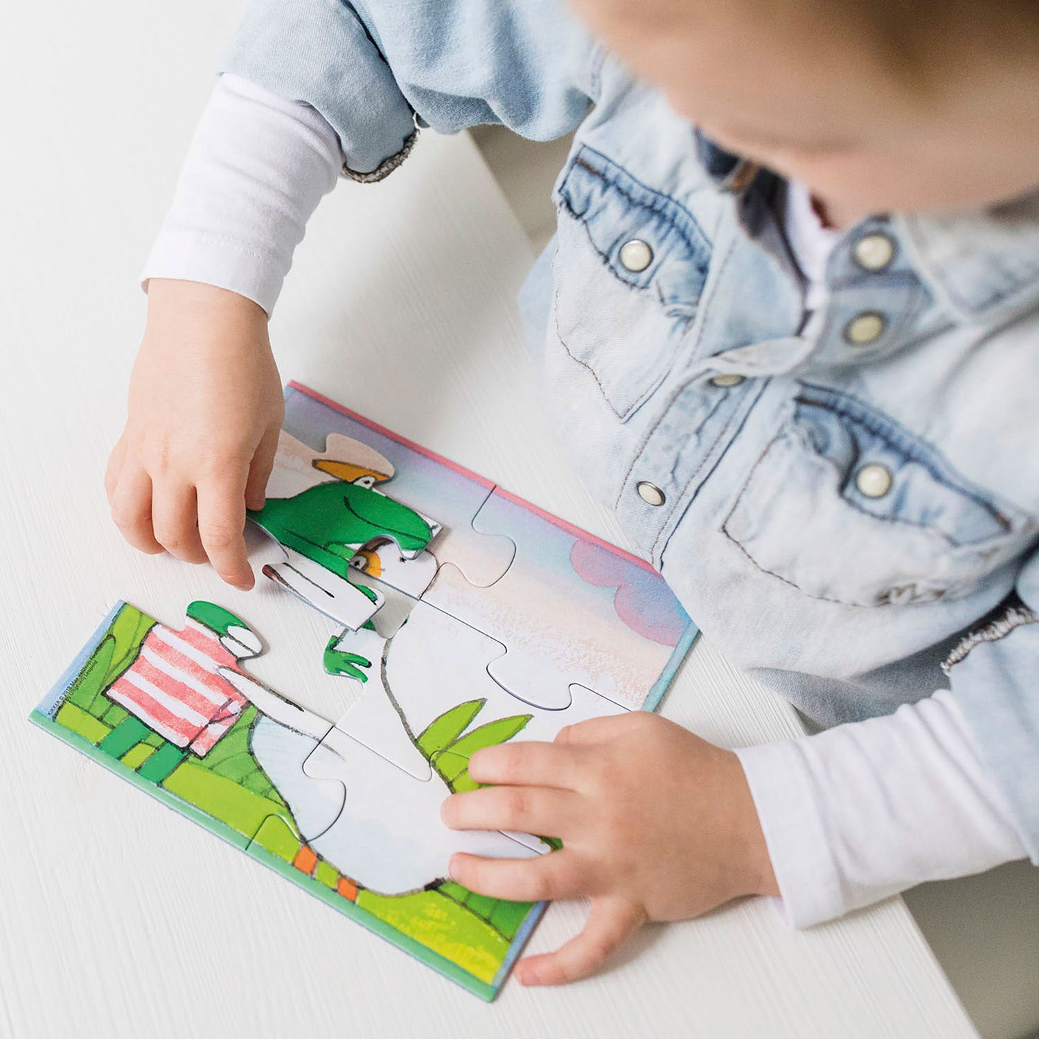 Bambolino toys de wereld van kikker puzzel, 4in1