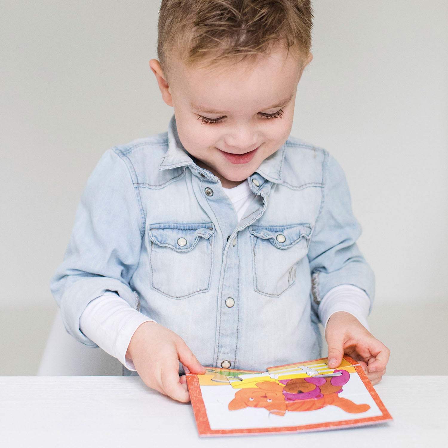 Bambolino dikkie dik puzzel 4 in 1. confetti 3+