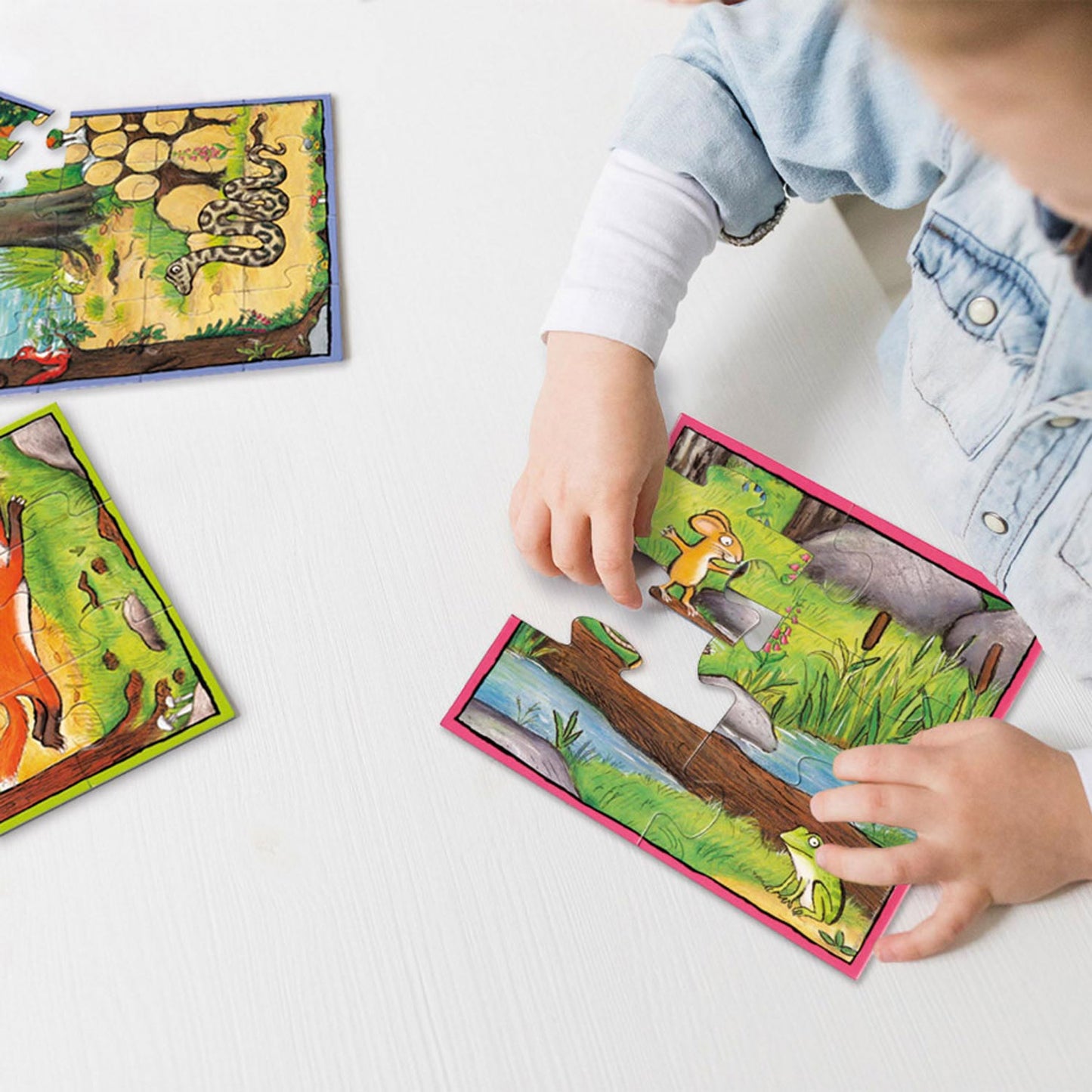 De Gruffalo Puzzel, 4in1