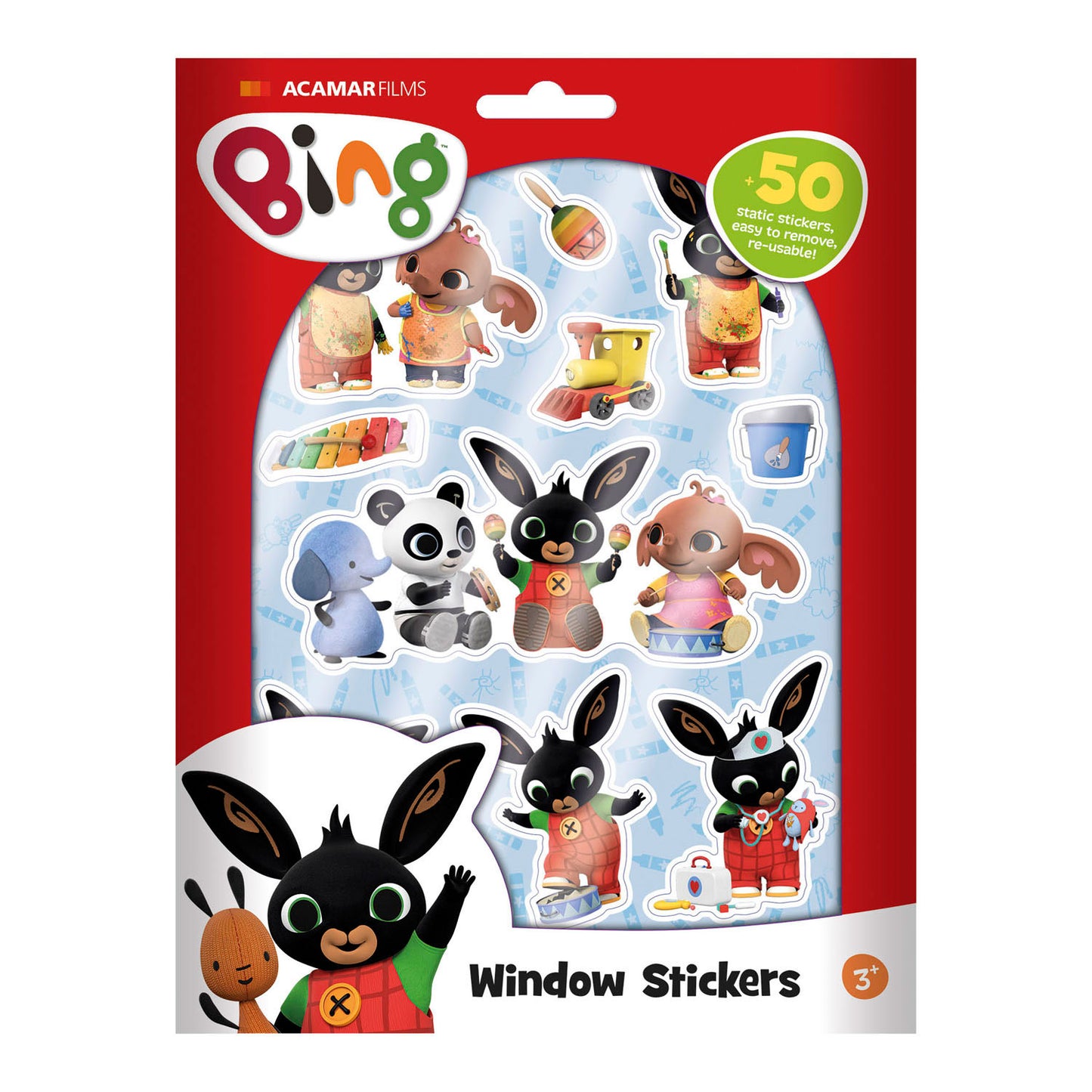 Bambolino toys bing raamstickers, 50st.