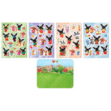 Totum bing raamstickers, niet permanente verplaatsbare stickers met speelachtergrond - educatief speelgoed junior vanaf 3 jaar - bambolino toys - afbeelding 2