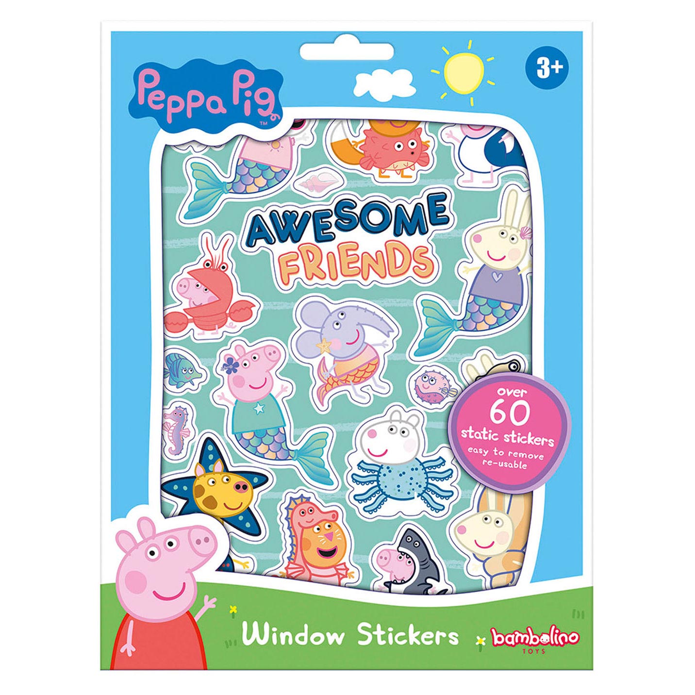 Bambolino toys peppa pig raamstickers