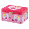 Bambolino peppa pig sieradendoosje, juwelenkistje, muziekdoosje - met draaiende peppa ballerina en spiegel - junior peuter en kleuterspeelgoed vanaf 3 jaar - cadeautip