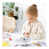 Bambolino woezel pip xl knutselkoffer met knutselbenodigheden, creatief speelgoed jongens en meisjes - junior vanaf 3 jaar - toys - knutselbox knutselpakket cadeau tip - afbeelding 2