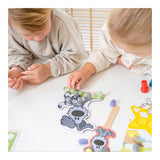 Bambolino woezel pip xl knutselkoffer met knutselbenodigheden, creatief speelgoed jongens en meisjes - junior vanaf 3 jaar - toys - knutselbox knutselpakket cadeau tip - afbeelding 5