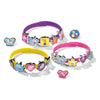 Bambolino peppa pig armbandjes maken set 3 schuif armbandjes met 18 bedels - speelgoed junior vanaf 3 jaar peuter kleuter
