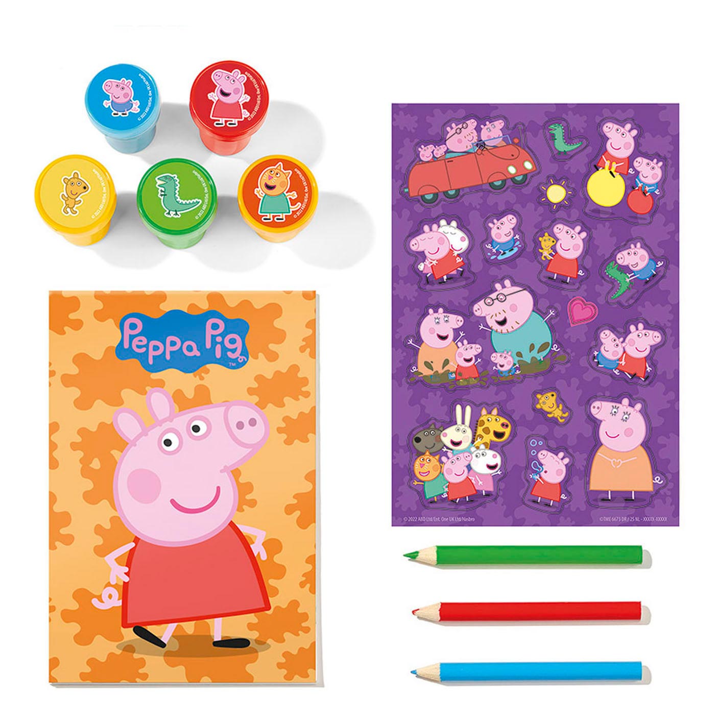 Bambolino toys peppa pig creative stempelset