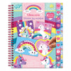Totum stickerboek stickeren op nummer eenhoorn