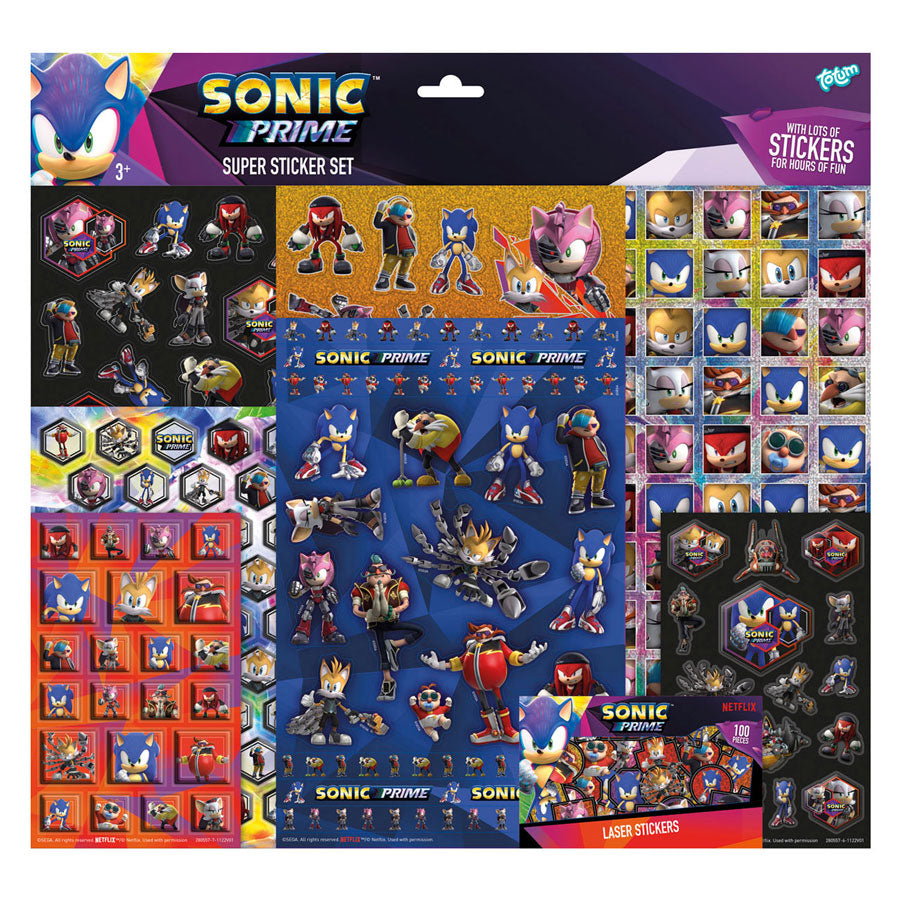 Totum sonic super stickerset