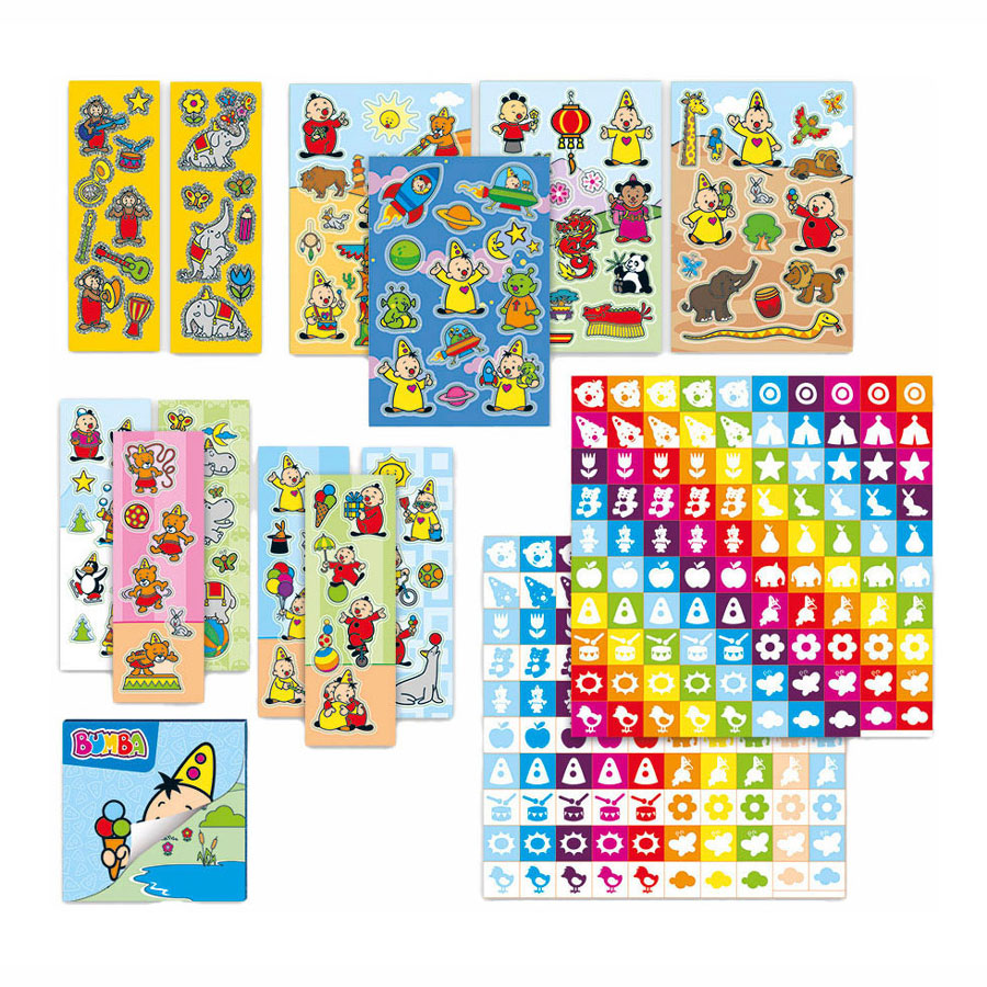 Totum bumba stickerset groot