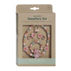 Little dutch houten juwelenset bloemen, 4dlg.