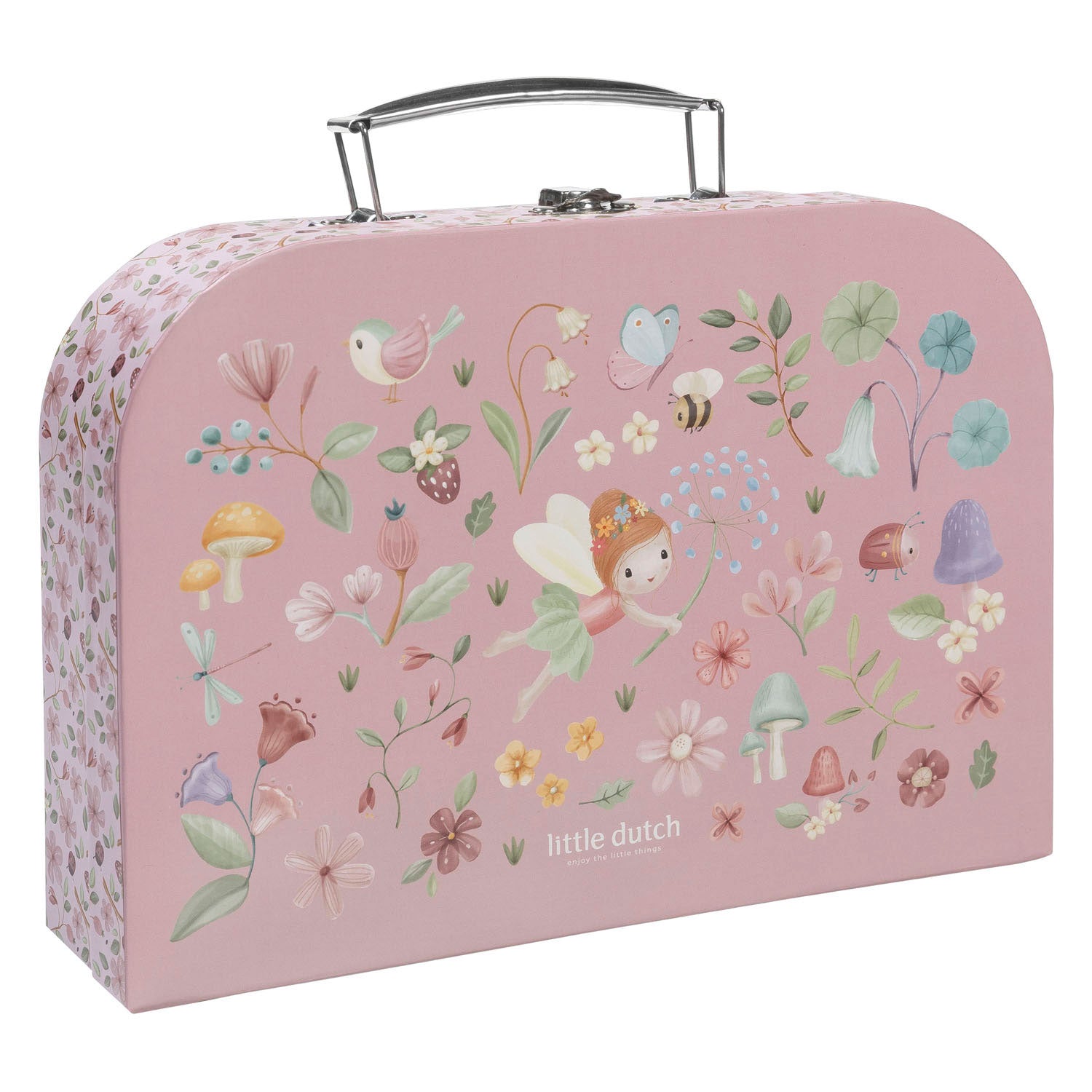 Bambolino toys little dutch kleurkoffer rosa fairy garden