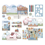 Little dutch knutselkoffer jim vehicles - creatief speelgoed - cadeautip - afbeelding 4