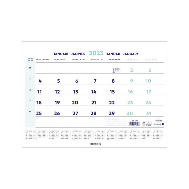 Brepols maandkalender 2026