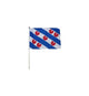 Gebro toys friese vlag zwaaivlaggetje friesland 30x45cm per 12stuks