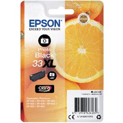 Inktcartridge epson c13t33614012 foto zwart