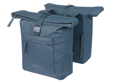 Basil tas brooklyn dubbel blauw | 41l