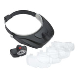 Carson hoofdloep pro series magnivisor deluxe met led en 4 lenzen - afbeelding 2