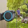 Gardena wandslangenbox rollup m l slanghaspel (grijs turquoise, 18620-20, 25 m)