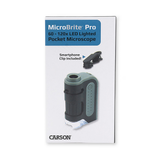 Carson handmicroscoop mm-350 microbrite plus 60-120x met smartphone adapter - afbeelding 3
