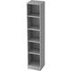 Bach boekenkast hammerer 5fh 5 compartimenten grijs 2004 x 406 x 400 mm