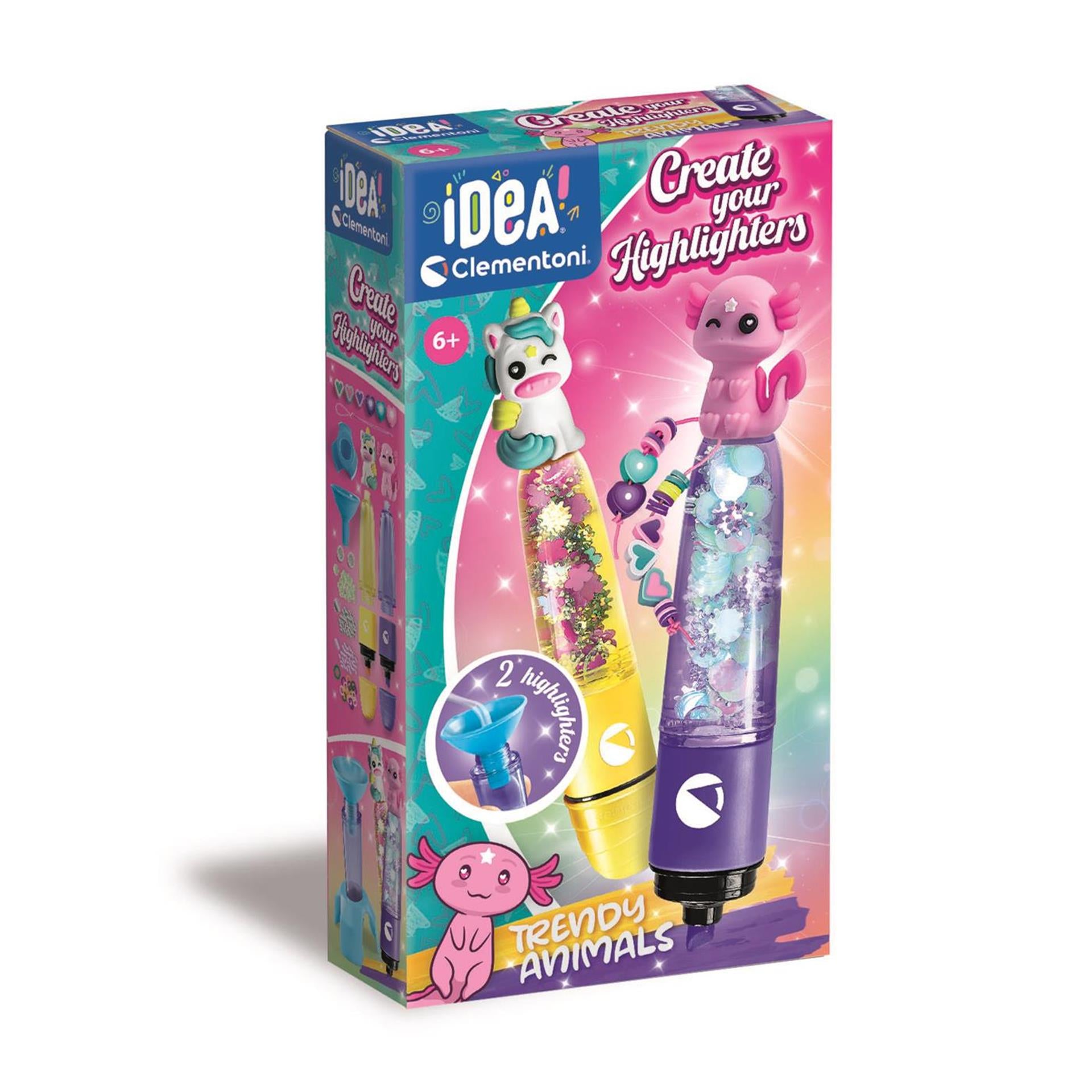 Clementoni idea maak je eigen markeerstiften - sweet pets