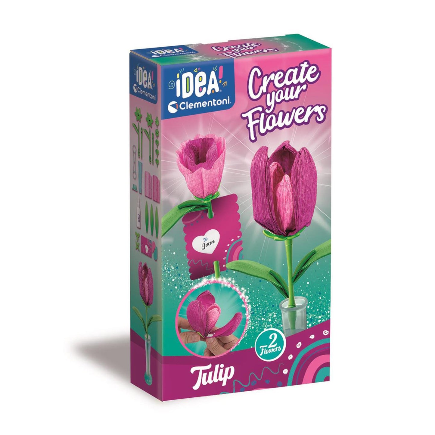 Clementoni create your flowers - tulip