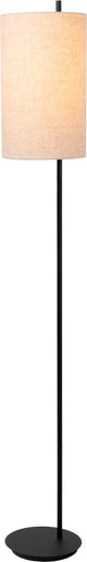 Lucide magic - vloerlamp - ø 24 cm - 1xe27 - zwart - japandi