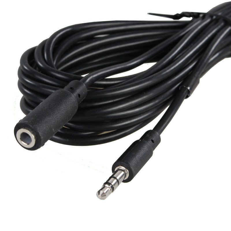 Benel stereo audio verlengkabel 3,5 mm male - 3,5 mm female 5m