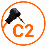 Miops camera verbindingskabel canon c2 oranje - afbeelding 1