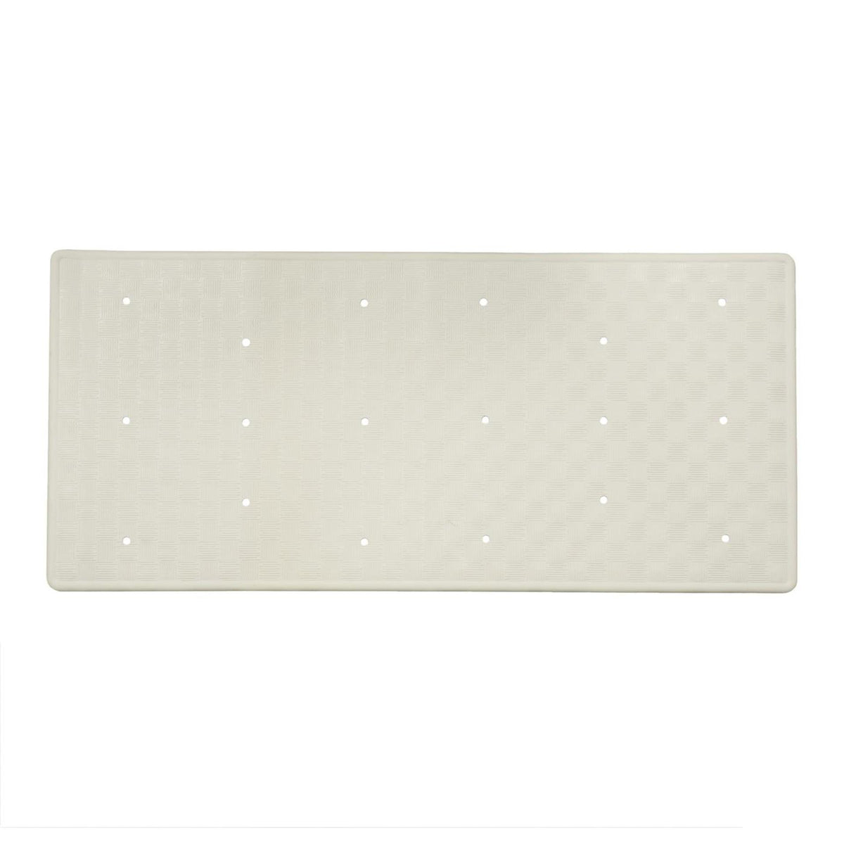 Dutch house badmat rubber 35x75cm wit