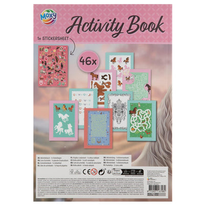 Moxy horses activiteitenboek + stickers a4