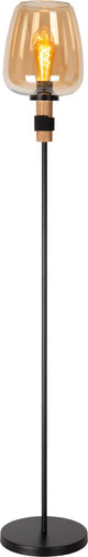 Lucide ilona - vloerlamp - ø 34 cm - 1xe27 - amber