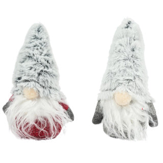 No brand kerst gnoom 20 cm 2 assorti | 6 stuks