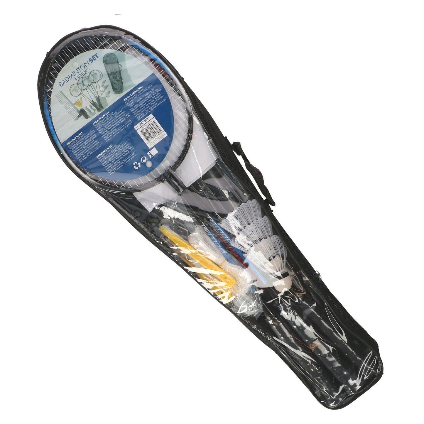 Complete badmintonset, 4 spelers
